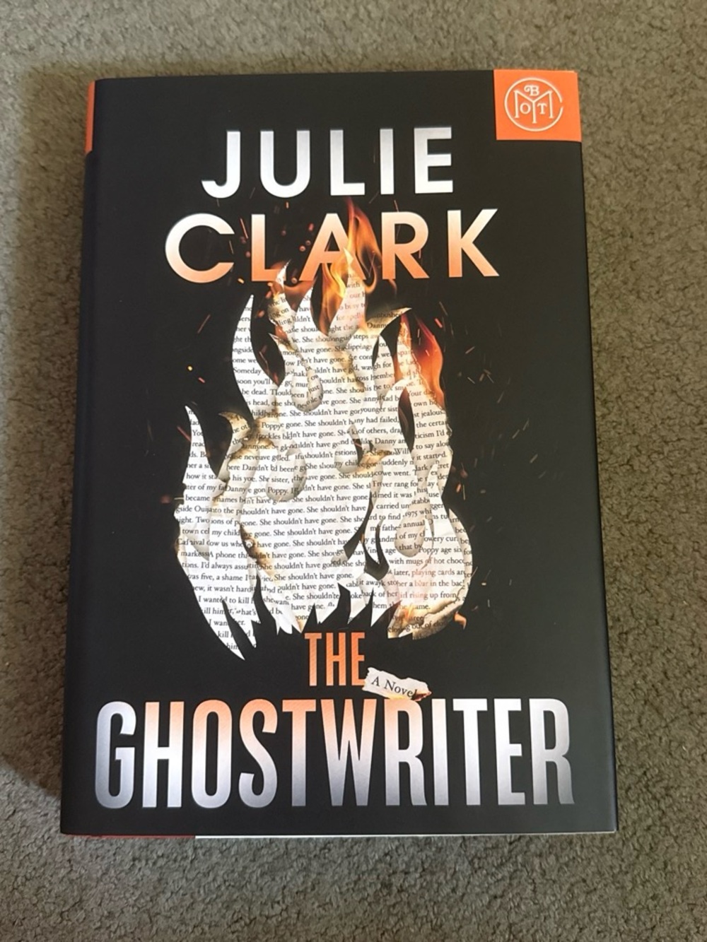 The Ghostwriter by Julie Clark Hardcover Book of the Month